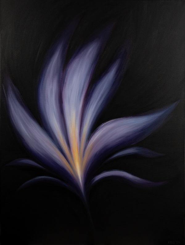 Moon Lily  Jewel in the Heart by Keely Bays Egri