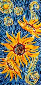 Starry Night Sunflowers1