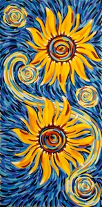 Starry Night Sunflowers2