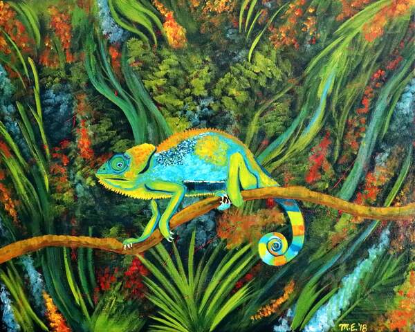 Karma Chameleon Print