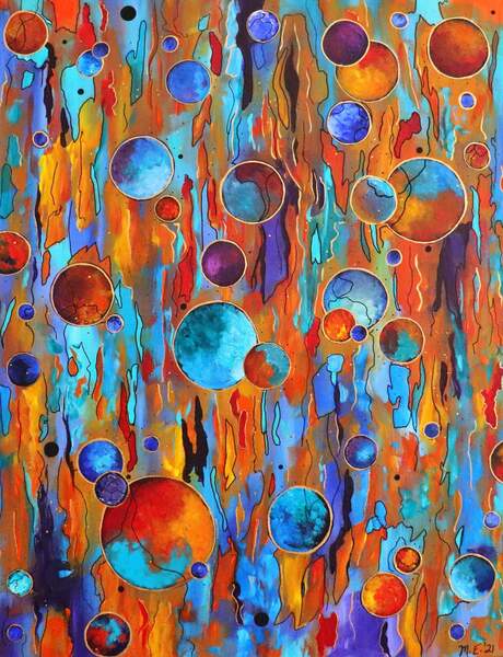 The Curiosity of Bubbles Print