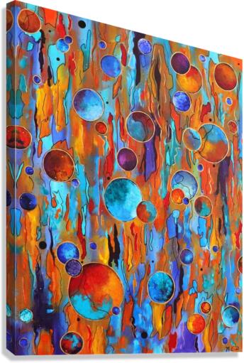 The Curiosity of Bubbles Canvas Print