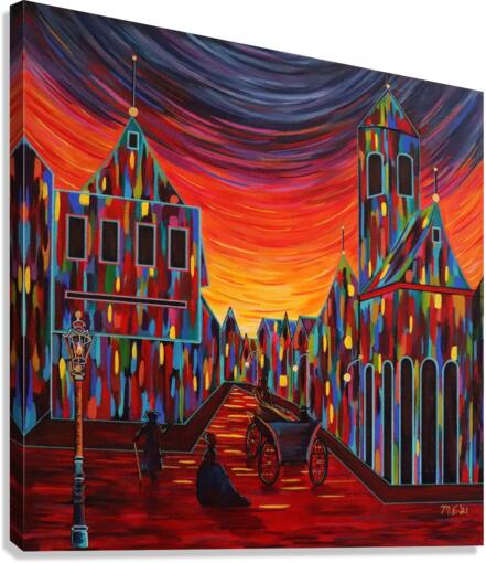 Rendezvous Luminous Lane Canvas Print