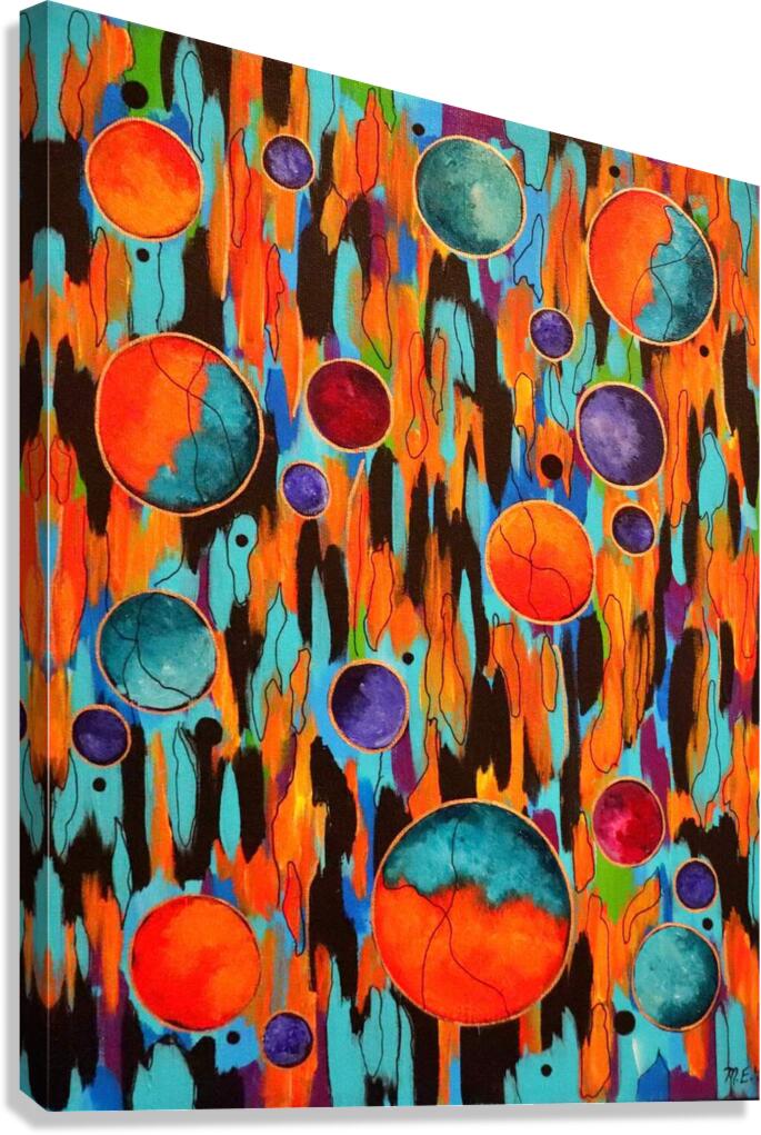 Fizzing Whizzbees Canvas Print