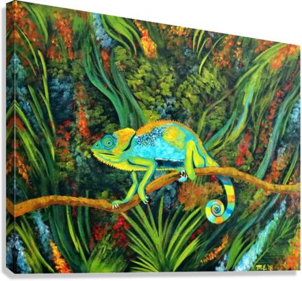 Karma Chameleon Canvas Print