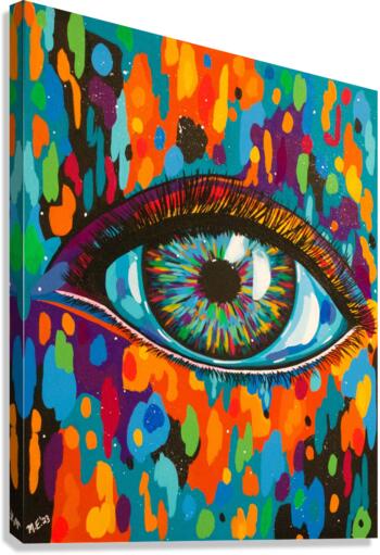 Technicolor Canvas Print