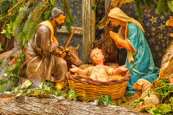 Christmas Nativity Scene  by Vivida Photo PC