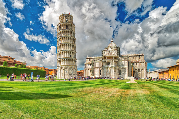 Public square of miracle in Pisa  by Vivida Photo PC