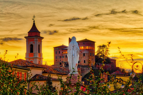  sunset on Italian medieval village by Vivida Photo PC