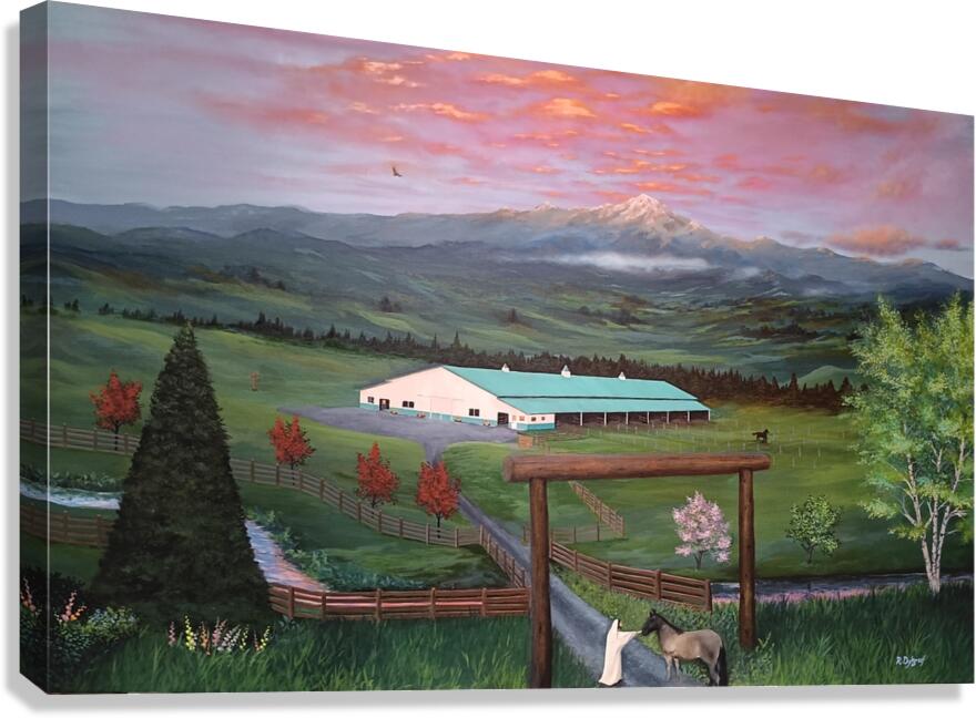 The Touch Canvas Print
