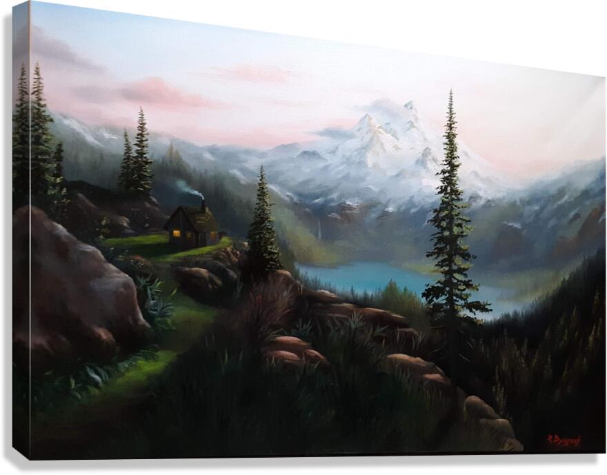 Mountain View  Canvas Print