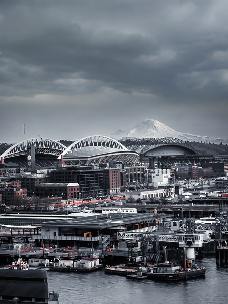 Seattle Docks Print