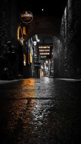 Lone Busker Print