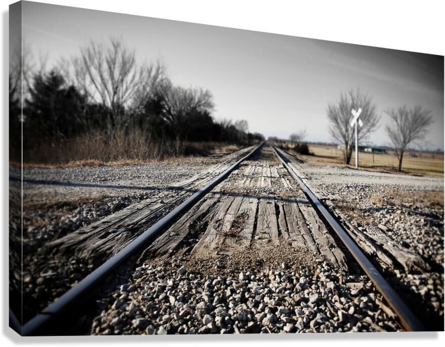 Empty Rails Canvas Print