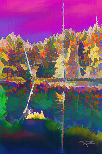 Two Spar Trees Print