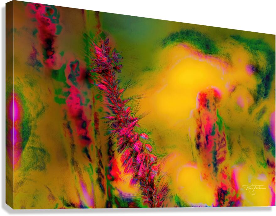 Pink Bits Canvas Print