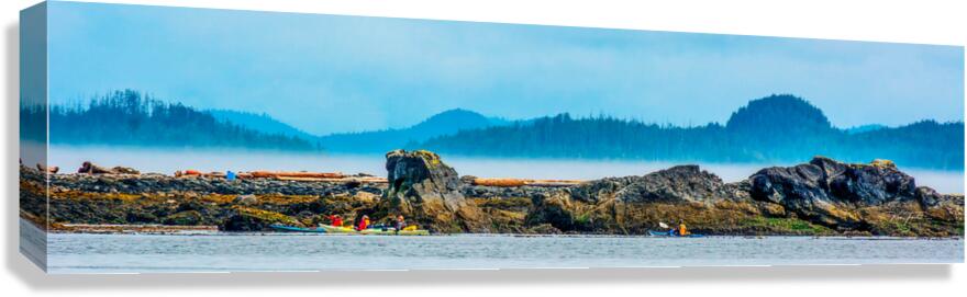 Random Paddlers Canvas Print