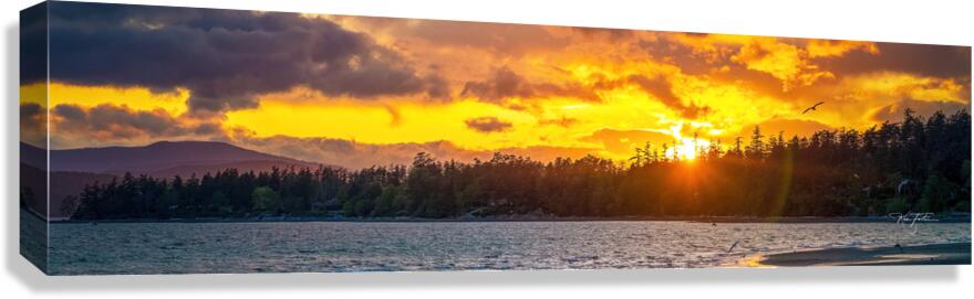 Solstice Sunset Canvas Print