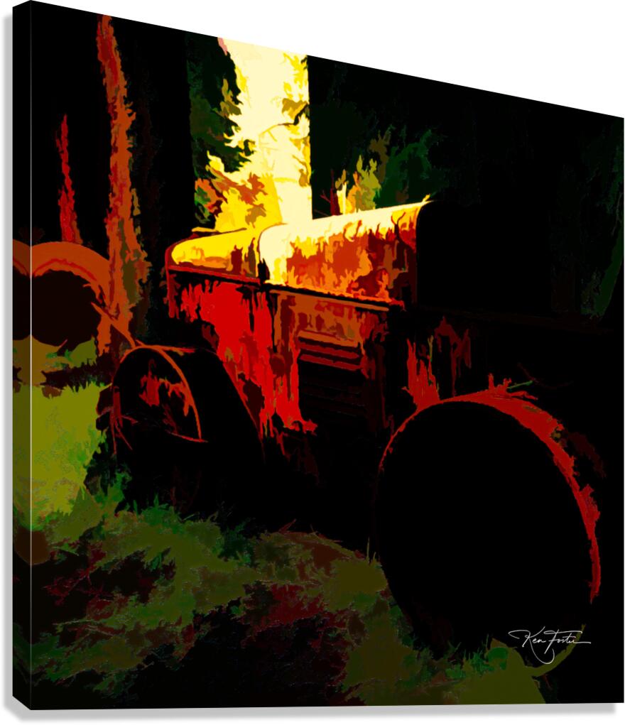Sun in Front Canvas Print