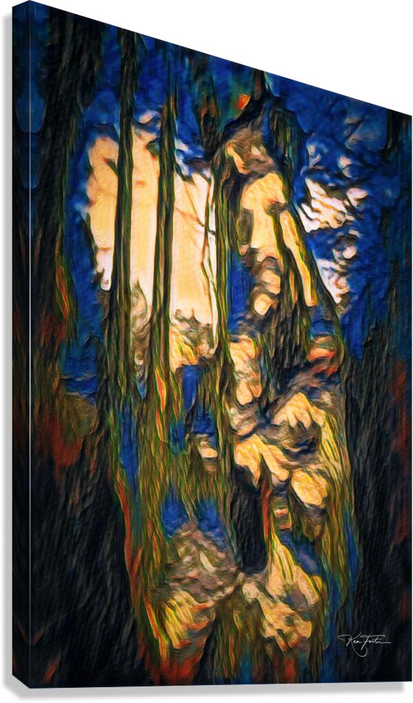 Tree Scream Canvas Print