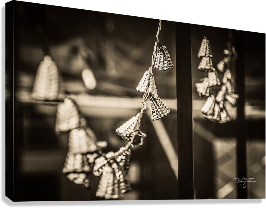 Wicker Bells Canvas Print