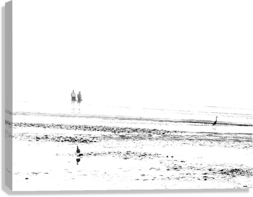 Beach Triangle Canvas Print