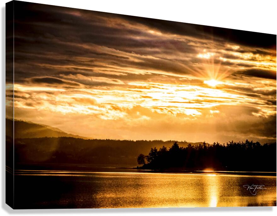 Brazen Sunset Canvas Print