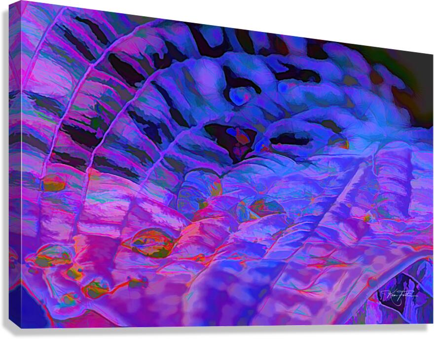 Drops on Hosta Canvas Print