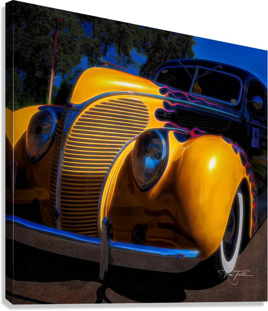 Flaming Canvas Print