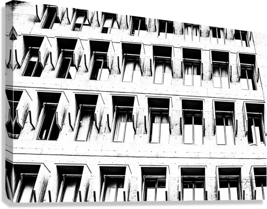 Hutch Window Array Canvas Print