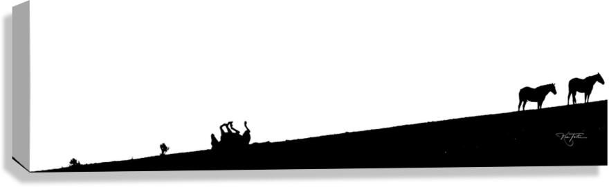Ignoring Canvas Print