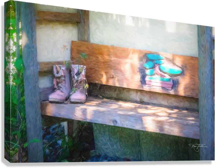 Old Boots Canvas Print