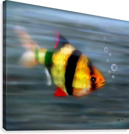 Blowing Bubbles Canvas Print