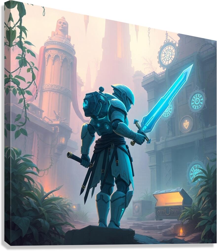 Neo Relic Hunter Canvas Print