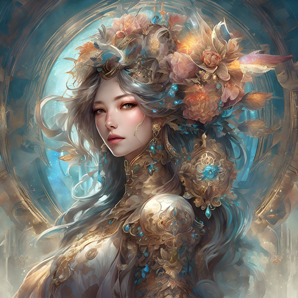Enchanting Elegance: Captivating Beauty in Every Glance by Samir