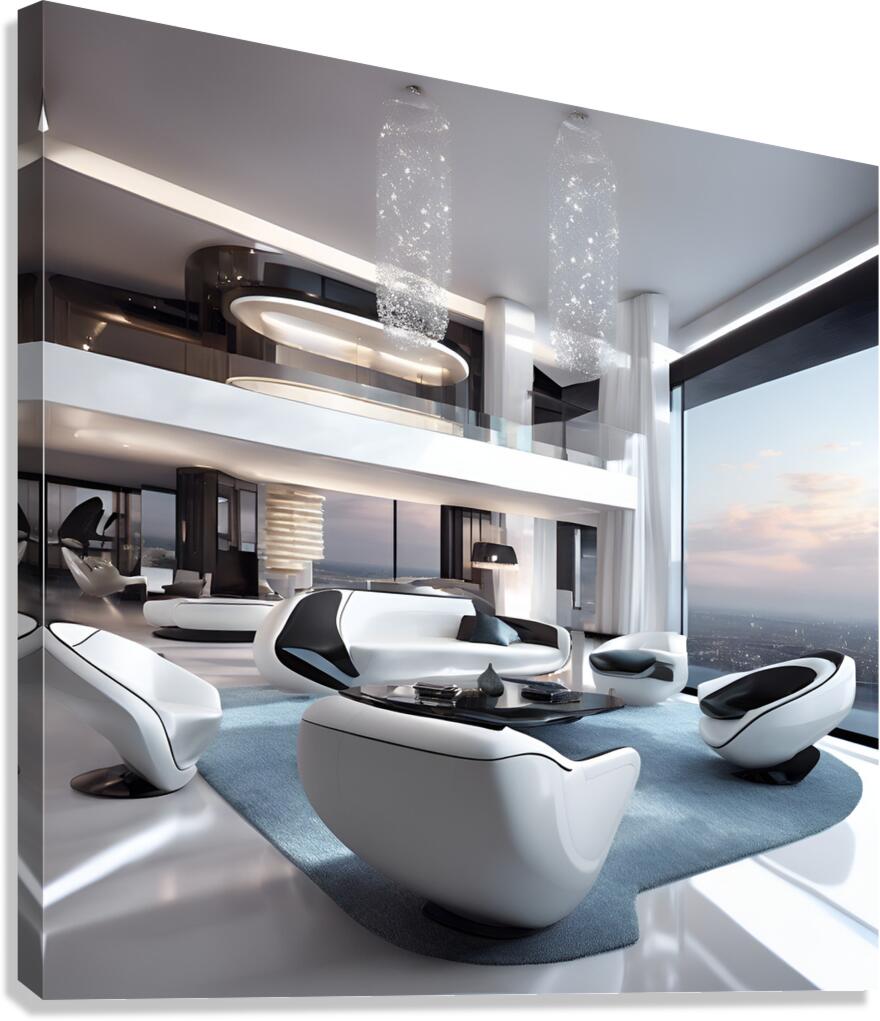Witness the epitome of modern elegance in this trendsetting image of 2024. Canvas Print