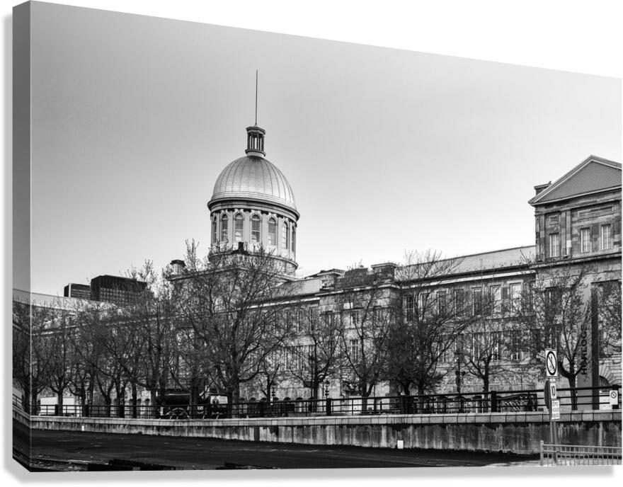 Marche Bonsecours  Canvas Print