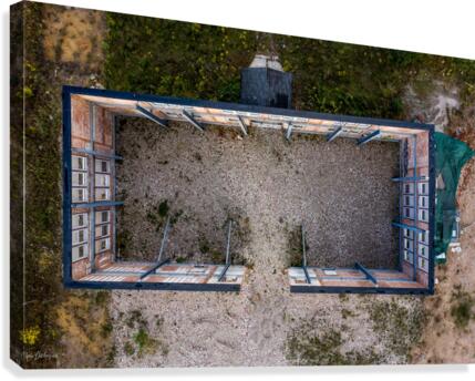 Empty Box Building Canvas Print