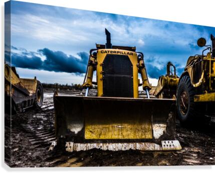 Dirty Old Dozer Canvas Print