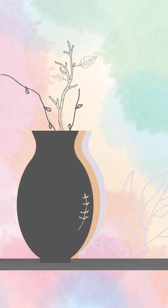 Grey Vase 2 by shutterstrike