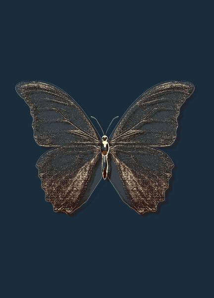 Rusty Giltter Butterfly by shutterstrike