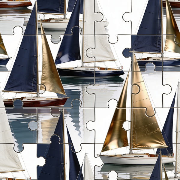 A Puzzling Scene Signed by Abstract Photorealism