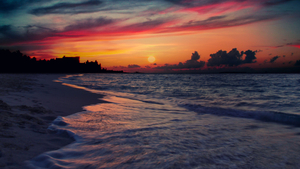Atlantis Beach Sunset 