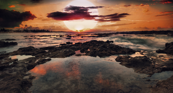Burning Seas Print