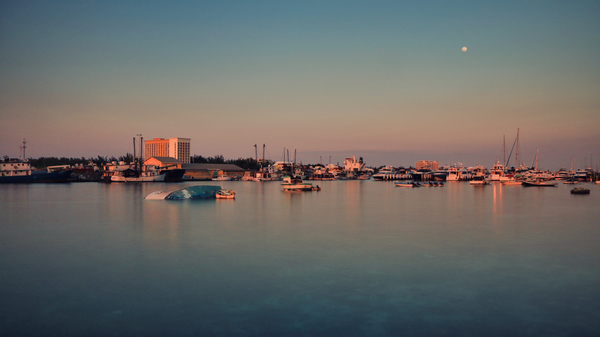 Potters Cay at Sunset by MLKerr