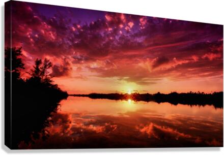 Sky Burns Canvas Print