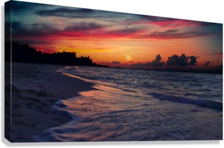 Atlantis Beach Sunset  Canvas Print