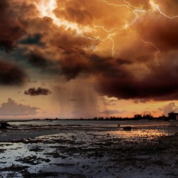 Rain and Lightning