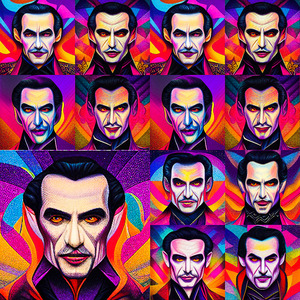Dracula Pop Art