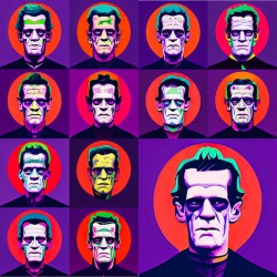 Frankenstein Pop Art